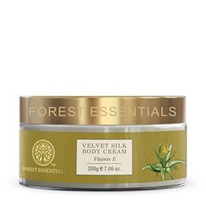 Forest Essentials Velvet Silk Body Cream Vitamin E 200g