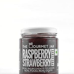The Gourmet Jar Raspberry Strawberry Preserve (230 g) |Gluten-Free | Nut-Free | No Transfats