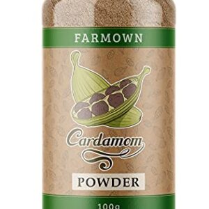 FarmOwn Green Cardamom Seed Powder Elaichi (100 Grams)