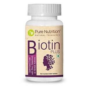Pure Nutrition Biotin Plus with Moringa Extracts