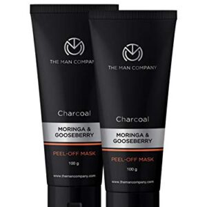 The Man Company De Tan Activated Charcoal Peel-Off Mask with Moringa