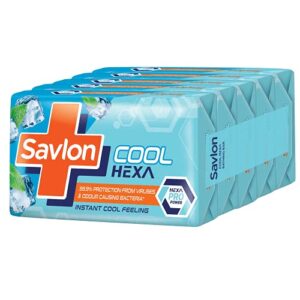 Savlon Cool Hexa Soap 125g (Buy 4 & Get 1 Free)