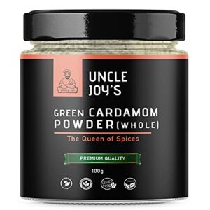 Uncle Joy's Green Cardamom Powder (Whole)| Elachi Powder 100g