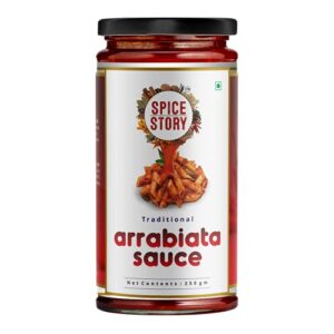Spice Story's Special Arrabiata Red Pasta Sauce with Tomato and Basil 250G. Italian Gourmet Style