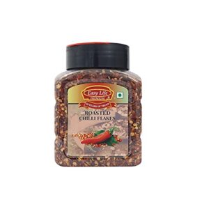 Easy Life Roasted Chilli Flakes 200gm [Ideal Sprinkler Pack for Pizza Chef's Pantry and Every kitchen's Shelf]