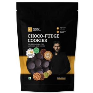 Ketofy - Choco Fudge Keto Cookies (200g) | Gluten-Free Intense Choco Indulgence