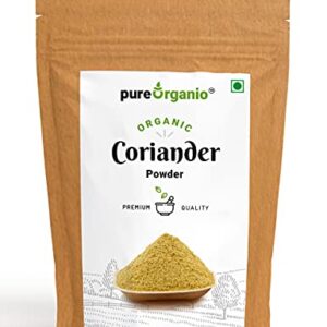 Pure Organio Coriander Powder Organic Dhaniya Powder Hand Ground Dhania Fresh Indian Masala For Cooking (350 Gm)