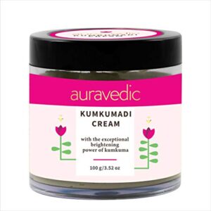 AURAVEDIC Kumkumadi Cream Face Cream With Kumkumadi Tailam. Skin Whitening Brightening Face Cream With Kumkumadi Face Oil For For Women/Men
