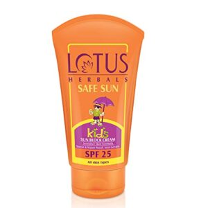 Lotus Herbals Safe Sun Kids Sunblock Cream SPF 25