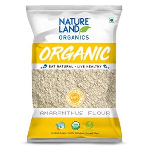 Natureland Organics Amaranthus Flour (Rajgira Flour) 500 Gm - Gluten Free Amaranth Flour