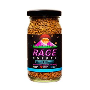 Rage Coffee 50 GMS Creme Caramel Flavoured Coffee - Instant Coffee Powder (Cold Coffee)