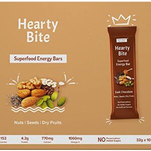 BarADay Hearty Bite Energy Bars (Dark Chocolate Flavour