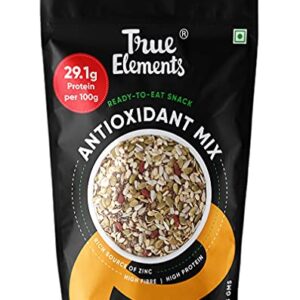 True Elements Antioxidant Mix Seeds 125g (Roasted Seeds & Goji Berries) - Seeds for Eating | Diet Snacks for Weight Loss | Trail Mix