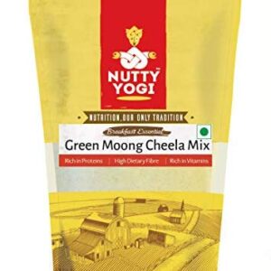 Nutty Yogi Green Moong Daal Cheela Mix 400 Gm