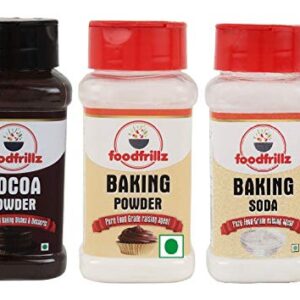 foodfrillz Cocoa Powder + Baking Powder + Baking Soda