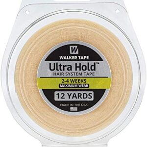 WALKERTAPE Ultra Hold 3/4 and Quot Hair System Tape - 12 Yards
