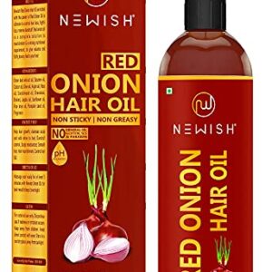 Newish® Onion hair oil for Hair Growth & Hair fall Control (100ml)