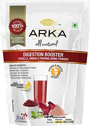 Arka All Natural Digestion Booster Antioxidant Energy Drink Powder Mix Pack of 3pc x180 gm of Each
