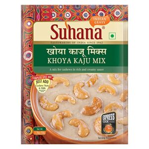 Suhana Khoya Kaju 50g Pouch | Spice Mix | Easy to Cook | Pack of 9 (1 Packet Serves 4 People)