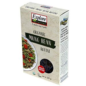 Explore Cuisine Organic Mung Bean Rotini Pasta 227 gm- High Protein