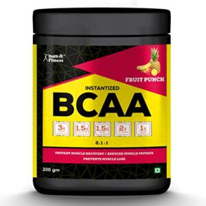 Healthvit Fitness BCAA 6000mg 2:1:1 with L-Glutamine & L-Citrulline Malate