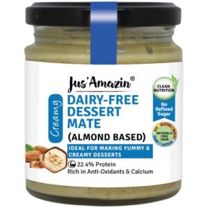 Jus' Amazin Dairy-Free Dessert Mate (Almond Based) 200g | Vegan