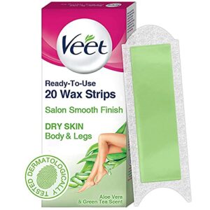 Veet Full Body Waxing Strips Kit for Dry Skin
