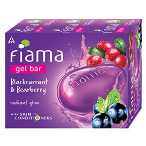 Fiama Gel Bar Blackcurrant And Bearberry for Radiant Glowing Skin