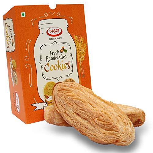Lakshya Fan Khari Crunchy Tea Time Snack Biscuits (Pack of 1