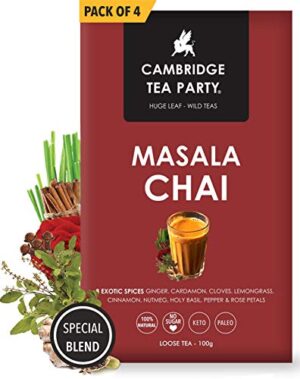 Cambridge Tea Party 8 Spices Masala Chai Patti Tea Powder CTC