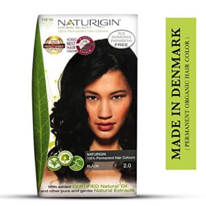 NATURIGIN® ORGANIC BEAUTY- Permanent Hair Colour 115ml (Black 2.0)