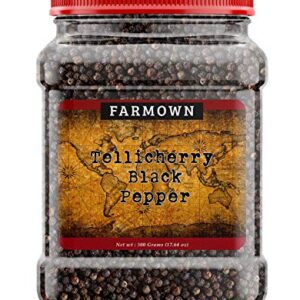 Farmown Tellicherry Black Pepper TGSEB Extra Bold 500 Grams
