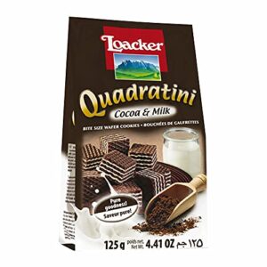 Loacker Quadratini Cocoa & Milk 125g - Italy