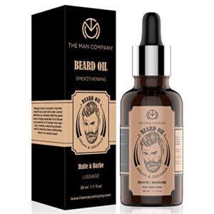 The Man Company Beard Growth Oil for Men with Argan & Geranium For faster Growth | 100% Natural | For Beard Softness