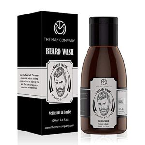 The Man Company Beard Wash & Shampoo For Beard Softener with Almond And Thyme Essential Oils -100ml