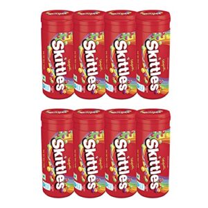 Skittles Original Bite Size Fruit Flavour Candies - 33.5g Tube (Pack of 8)