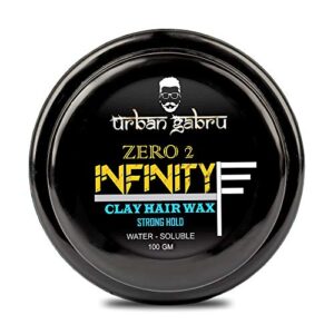 UrbanGabru Clay Hair Wax : Zero to Infinity- Strong Hold | Volume | Hair Style (Hair Wax 100 Gm)