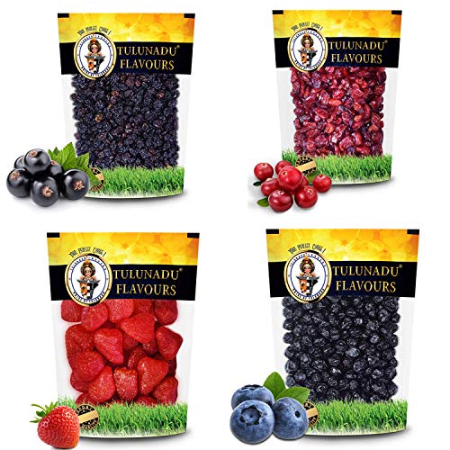 Tulunadu Flavours Dried Berries Combo Pack 400 Gram- Strawberry