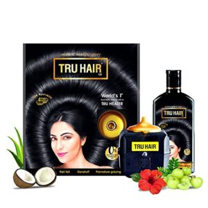 TRU HAIR Herbal Hair Oil 110ml with Tru Heater to Warm the Hair Oil