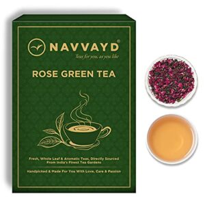 Navvayd Rose Green Tea (100 Gm