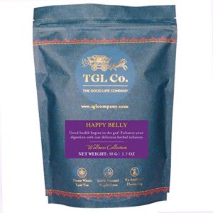 TGL Happy Belly Tea | Belly Soothing Herbal Tea 50 Gram Green Tea