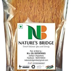 Nature's Bridge Roasted Seviyan - 300 gm | Natural Vermicelli Semiya | Sevaiya | Sevai | Semoi | Sewai | | Vermicelli | Roasted Sewai Vermicelli