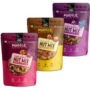 EAT Anytime Trail Mix Combo Pack of 3 Flavors with Mixed Dry Fruit