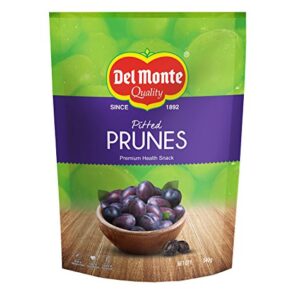 Del Monte Dried Premium Pitted California Prunes Health Snack