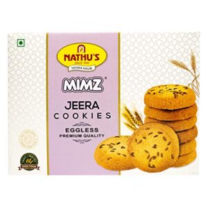 Nathu Sweets Handmade Jeera Cookies - Crunchy and Tasty Biscuits