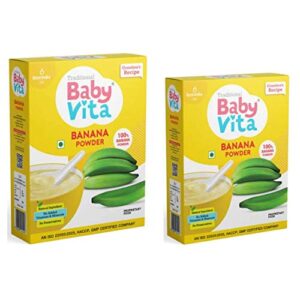 Babyvita® Kerala Banana Powder| No Preservatives | No Added Vitamins & Minerals (300gm+200gm