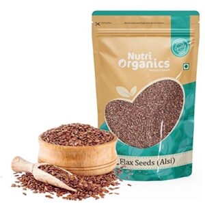 Nutri Organics Premium Raw Flax Seeds