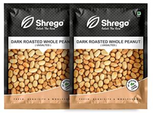 Shrego Dark Roasted Whole Peanut Unsalted 400g