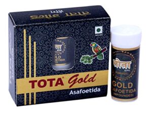 Tota Gold Premium 100% Pure and Strong Hing Granules - 3 Gm Gluten Free Heeng Asafoetida