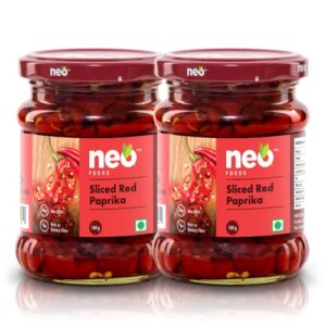 Neo Foods Sliced Red Paprika